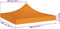 vidaXL - Partytentdak - 270 g/m² - 2x2 m - oranje
