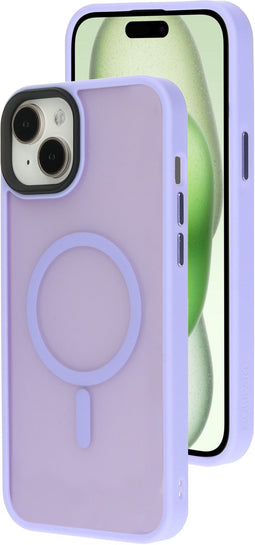 Mobiparts iPhone 15 Plus - Hardcover - MagSafe Compatible met Corner Protection - Lila