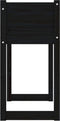 vidaXL - Plantenbak - 78x40x81 - cm - massief - grenenhout - zwart