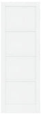 vidaXL - Interieurdeur - 'ORKDAL'Wit - 83x232x4 - cm - Massief - Vurenhout