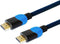 GCL-05 - 3 m - HDMI Type A (Standard) - HDMI Type A (Standard) - 3D - 100 Gbit/s - Black,Blue