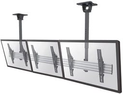 Neomounts - Plafondsteun - Voor 3 schermen tot 55" - Verstelbaar en kabelmanagement