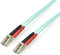Startech A50FBLCLC2 - Glasvezel Netwerkkabel 10 Gigabit Duplex LSZH 2 m - Turkoois