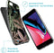 iMoshion Hoesje Geschikt voor iPhone SE (2022) / SE (2020) / 8 / 7 Hoesje Siliconen - iMoshion Design hoesje - Groen / Roze / Dark Jungle