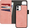 iMoshion Hoesje Geschikt voor iPhone 12 Mini Hoesje Met Pasjeshouder - iMoshion Uitneembare 2-in-1 Luxe Bookcase - Roze