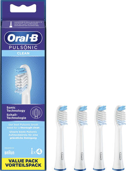 Oral-B Pulsonic Clean Opzetborstels Voor Sonic Tandenborstels, Verpakking Van 4 Stuks