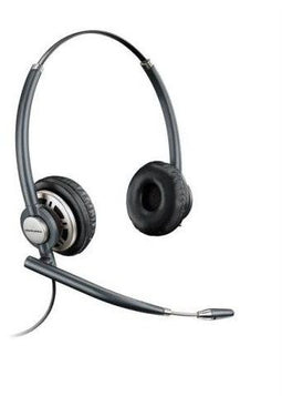 Plantronics HW720 - Stereofonische headset - Bedraad - Zwart