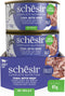Schesir Kattenvoer Tonijn - Rund 85 gr