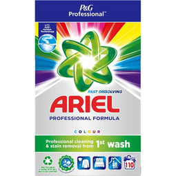 Ariel - waspoeder, voor gekleurde was, 110 wasbeurten, doos van 6,6 kg