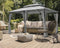 Luxe Prieel Vernazza Grijs + LED-verlichting + Schaduwdoeken