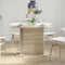vidaXL - Eettafel - Sonoma - Eik - 110x60x75 - cm - Bewerkt - Hout