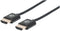 Manhattan 394406 - HDMI Aansluitkabel - 4K UHD 0.50 m - Zwart