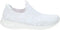 Skechers Ultra Flex - Fast Talker Dames Sneakers - Stretch Fit - Wit/Zilver - Maat 42
