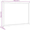 vidaXL - Kurkbord - met - massief - grenenhouten - frame - 40x30 - cm