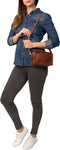 Cowboysbag Folkestone - Crossbodytas - 2 hoofdcompartimenten - Cognac