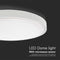 V-TAC VT-8630SRD-S-W - LED Ronde Plafondlamp - Samsung LED-chip met sensor - Zwart - 36W - 3820 Lumen - IP44 - 420MM