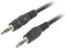Jack Extension Cable (3.5 mm) Lanberg Black