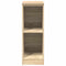 vidaXL - Garagekast - 30x51x85 - cm - massief - grenenhout - sonoma - eikenkleurig