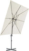 vidaXL - Parasol - met - draagbare - voet - antracietkleurig
