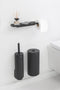 Brabantia MindSet WC Rolhouder - met Plankje - Hangend - Mineral Infinite Grey