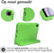imoshion Samsung Galaxy Tab A9 - Kidsproof Backcover - Schokabsorberend met handvat - Groen