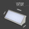 V-TAC VT-8055-N - LED Wandlamp - 20W 2050 Lumen IP65 Waterdicht 4000K - Grijs