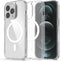 Podec Magsafe Hoesje iPhone 12 Pro Max - Back Cover - 3x Screenprotector 3x Cameraprotector - Transparant