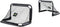 EXIT Pico - Stalen Voetbaldoel 90x60cm - Set van 2 - Zwart (2 stuks)