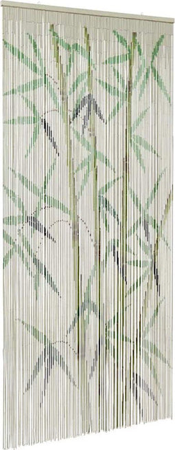 vidaXL - Insectengordijn - bamboe - print - 100x200 - cm - bamboe