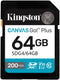 Kingston Canvas Go! Plus - SDXC Geheugenkaart 64GB - UHS-I - 200MB/s Leessnelheid