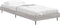 vidaXL - Bedframe - bewerkt - hout - grijs - sonoma - eikenkleurig - 75x190 - cm