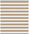 vidaXL - Zebra - Blind - 135x100 - cm - stofbreedte - 130,9 - cm - polyester - zandbruin