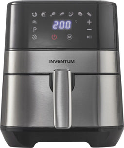 Inventum GF350HLD - Airfryer - 3,5 liter - 8 automatische programma's - 80 tot 200 graden - 1500 watt - Zwart/RVS