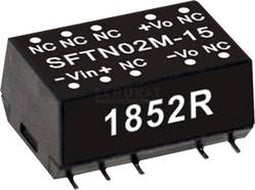 Mean Well SFTN02N-12 DC/DC-convertermodule 167 mA 2 W Aantal uitgangen: 1 x Inhoud 1 stuk(s)
