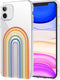 imoshion Hoesje Geschikt voor iPhone 11 Hoesje Siliconen - imoshion Design hoesje - Meerkleurig / Rainbow Pride