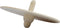 Tol, d: 8 cm, h: 4 cm, 10stuks