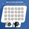 Roegaarden Stopcontactbeveiliging - Stopcontactbeschermers - Robuuste grip - Set van 24 (24 stuks)