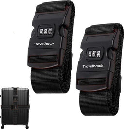 Kofferriem zwart 2 stuks