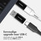 iMoshion Adapter - 2-pack USB A (Male) naar USB-C (Female) Adapter / Converter - USB 3.1 - 5 GBps - USB A naar USB C Hub