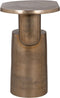 Bijzettafel - Abstract - Bronskleurig Aluminium - Hoogte 50 cm - Richmond Interiors