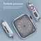 imoshion Screenprotector - Geschikt voor Apple Watch Series 4 / 5 / 6 / SE - 44mm - Full Cover Hard Case / Beschermend Hoesje - Zilver