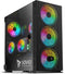 Savio Raptor X1 - Midi Tower PC - ATX EATX ITX Mini-ATX - Zwart