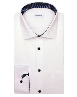 Seidensticker New Kent - Heren Overhemd - Slim Fit - Extra Lange Mouwen - Wit - Maat 40