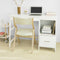 SoBuy FST40-W - Klapstoel - Comfortbal met zacht kussen - Wit