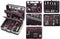 Kraftwerk 202.300.000 - Gereedschapskoffer - 186-delig assortiment - Grijs