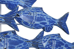 Wanddecoratie Home ESPRIT Mediterrane Vissen 89 x 10 x 65 cm
