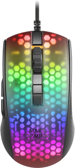 Mars Gaming MMR - Gaming Muis - 12.800dpi - Draad - 6 knoppen - USB 2.0