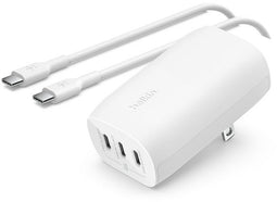 Belkin BoostCharge 67W - 3-Poorts USB-C Wandlader met PPS - Inclusief USB-C naar USB-C Kabel