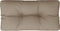 vidaXL - Palletkussen - 80x40x12 - cm - stof - taupe