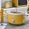 Swan Retro Slowcooker – 3,5 Liter Inhoud – Geel